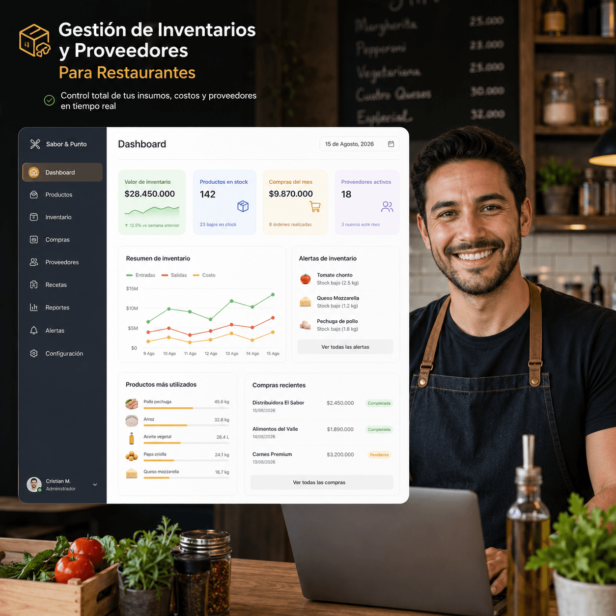 Inventario y Proveedores SaaS